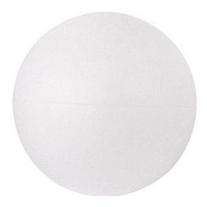 Rayher Piepschuimballen, deelbaar, 40 cm, wit