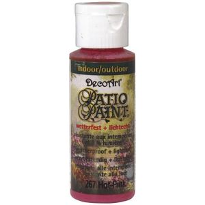 Rayher 38610446 Patio Paint, 59 ml fles, zwart