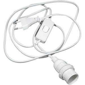 Keramieke lampenvoet Stockholm, 39cm, 2m kabel, schakelaar Lampen