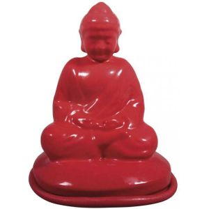 Rayher 34447000 Latex gietvorm Boeddha, 6,5 x 12,5 cm, ideaal voor het gieten van creatief beton, Raysin-gietpoeder, keramisch poeder, zeep, wax enz, wit