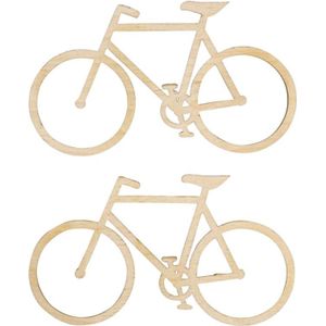 Rayher Houten silhouette fiets 46693505
