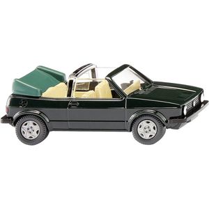 Wiking 0046 05 H0 Auto Volkswagen Golf I Cabrio, donkergroen
