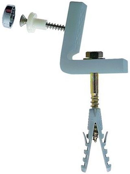 Fischer - Bevestigingsset - Toiletten en Bidets - Inclusief Pluggen en Schroeven