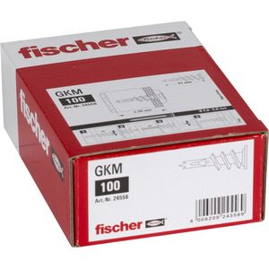 Fischer Gipsplaatplug Metaal GKM - 100 Stuks