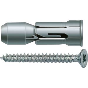 FIS univ plug, kunstst, le 29mm, boorgatdiameter 8mm, v/schr diam 8mm