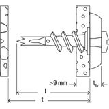 Fischer - 40432 - Gipsplaatplug - Staal - 100 Stuks