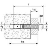 Fischer - FBN II - Snelbouwanker - Verzinkt - M8 x 111mm - Afname Per 50 Stuk