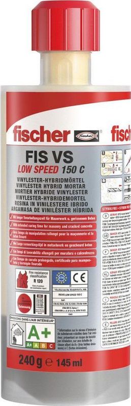 Fischer - Injectiemortel FIS VS 150 C - 1 stuk(s) - Universele Toepassing