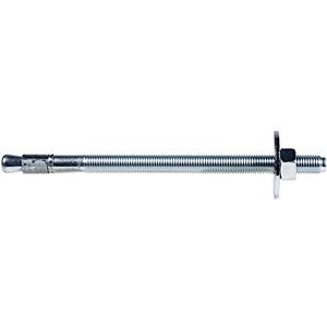 Stalen anker met grote sluitring voor gebruik in ongescheurd beton. Ideaal voor bevestigingen met langwerpige gaten zoals houten constructies, balkankers, steunbalken, bielzen, etc.
