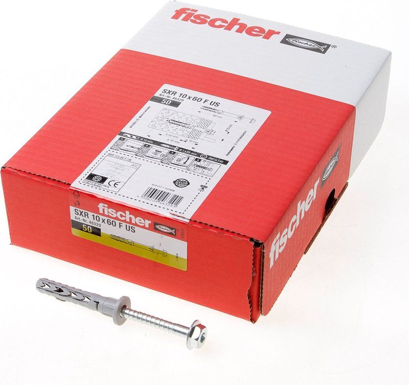 Fischer Kozijnplug SXR 10 x 60mm FUS