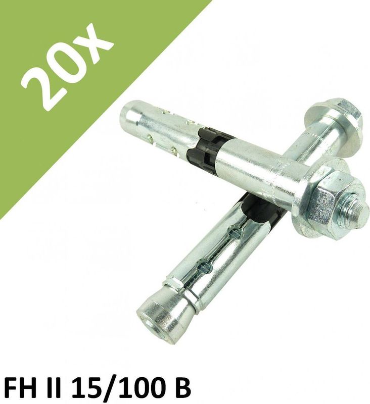 Fischer - High Performance Anker FH II - Kwaliteitsproduct - Duitsland