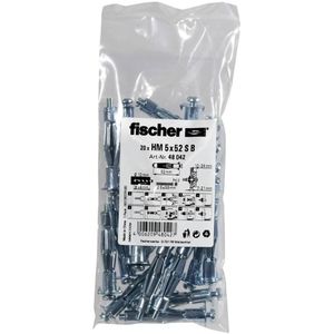 Fischer 5x52 S B Hollewandplug 60 Mm 48042 20 Stuk(s)