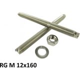 Fischer - Draadeind RG M12x160 - Kwaliteit - Made in Duitsland