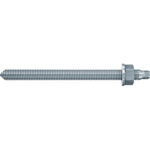 Fischer 10x Ankerstange RG M 10 x 190 mm galvanisch verzinkt Stahlgüte 5.8 - 050281