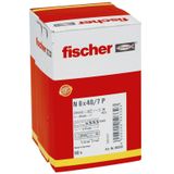 Fischer 50339 NP Nagelpluggen met Kraag - 6 X 40 Mm (50st)