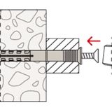Fischer - Nagelplug N - Grijs - Kunststof - (Per 50 stuks)