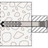 Fischer - Nagelplug N - Grijs - Kunststof - (Per 50 stuks)