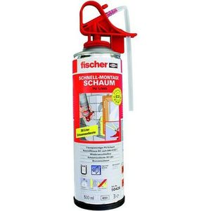Fischer - Adfhf/002 - Snelmontageschuim - 500 ml - PU-schuim met Fix-adapter voor direct gebruik