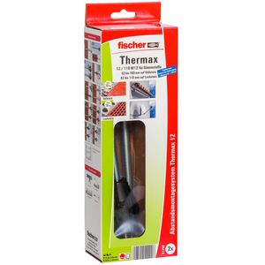 Fischer 2x Abstandsmontagesystem Thermax 12/110 M12 B gvz - 51290