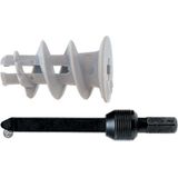 Pluggen - GK - Kunststof - 10 Stuks met Montage-Hulpstuk