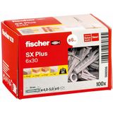 Fischer - SX Pluggen - Universele Nylon Pluggen - 100 Stuks