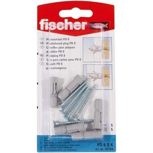 Fischer DHZ PD 8sK plaatpluggen met schr(5x) 30184