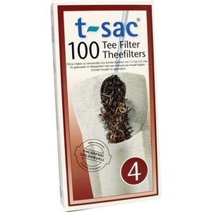 T-sac Theefilters No. 4 100 stuks