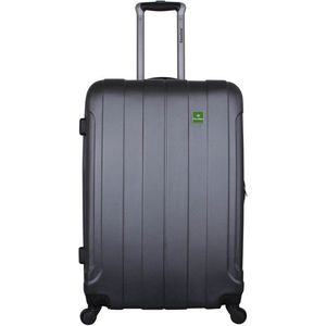 Saxoline Harde Koffer / Trolley / Reiskoffer - 78 cm (Extra Large) - Matrix - Grijs