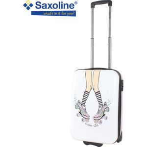 Saxoline Kinderkoffer Handbagage - Kindertrolley - Kinderreiskoffer - 55 cm - Roller Girl - Roller Girl