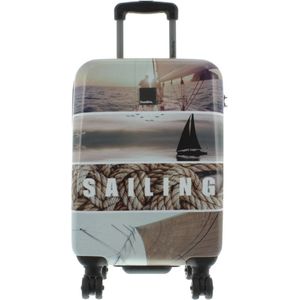 Saxoline Harde Koffer / Trolley / Reiskoffer - 55 cm (S) - Sailing