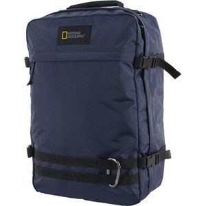 National Geographic 3 in 1 Handbagage Rugzak / Laptop Rugzak / Reistas / Weekendtas - 32 Liter (M) - Hybrid - Blauw