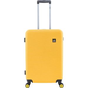 National Geographic Harde Koffer / Trolley / Reiskoffer - 67 cm (Medium) - Abroad - Geel