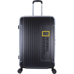 National Geographic Harde Koffer / Trolley / Reiskoffer - 67 cm (Medium) - Canyon - Zwart