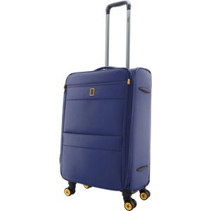 National Geographic Zachte Koffer / Trolley / Reiskoffer - 60 cm (Medium) - Passage - Blauw