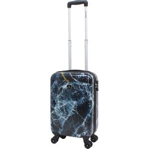 Saxoline Harde Koffer / Trolley / Reiskoffer - 55 cm (S) - Marble