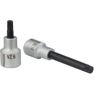 PROXXON 23323 veeltand XZN inzet bit moer VZ10 lengte 55mm aandrijving 12,5mm (1/2"")