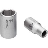 PROXXON 23722 dopsleutelinzetstuk/moer 10 mm aandrijving 6,3 mm (1/4"")