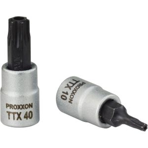 PROXXON 23752 Torx inzetstuk TTX6 aandrijving 6,3 mm (1/4"") met boring voor het hoofd