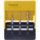 Vollhartmetall-Schaftfräsersatz, 3tlg. (1 - 2 - 3 mm) - Proxxon