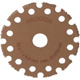 Proxxon Wolfraamcarbide slijpschijf (diameter 50 mm, voor het scheiden van hout + voegmortel, 1 stuk) 28556