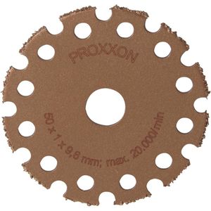 Proxxon Wolfraamcarbide slijpschijf (diameter 50 mm, voor het scheiden van hout + voegmortel, 1 stuk) 28556