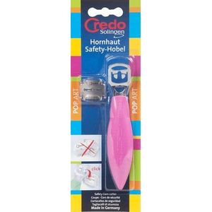 Credo-Veiligheids Eeltschaaf-met 3 extra mesjes-14 cm. Transparant  Wit