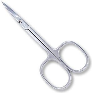 CREDO Schaar - 8 cm - Gebogen - Mat Chroom