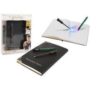Dickie Toys Tom Riddle's notitieboek magisch, Harry Potter toverstaf, geheime dagboek, zwart, A5