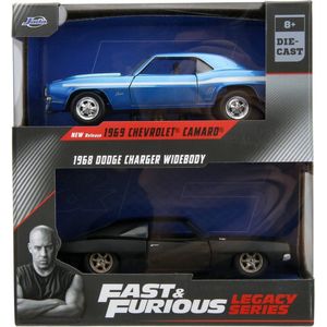 Jada Toys - Fast & Furious - 1968 Dodge Charger - 1:24 - Black - Die-cast - Metal From 8 years