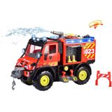 Dickie - Unimog U530 Fire Rescue - Brandweerwagen - trekhaak en waterpistool met afstandsbediening