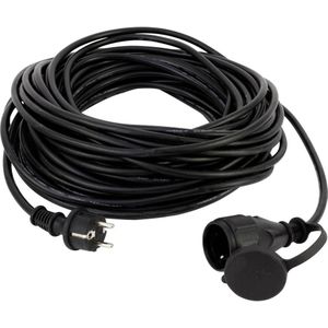 REV - Verlengkabel - Zwart - H05RR-F 3G1,5 mm² - 50 m