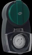 Timer - Stopcontact - Voor Binnen en Buiten - 16 A/3680 W - 55 x 118 x 82 mm