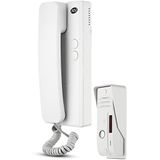 REV - Intercominstallatie - Wit - Met Deuropener - 230 VAC - Alarmfunctie