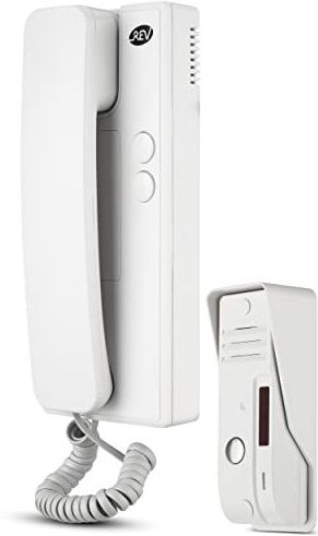 REV - Intercominstallatie - Wit - Met Deuropener - 230 VAC - Alarmfunctie